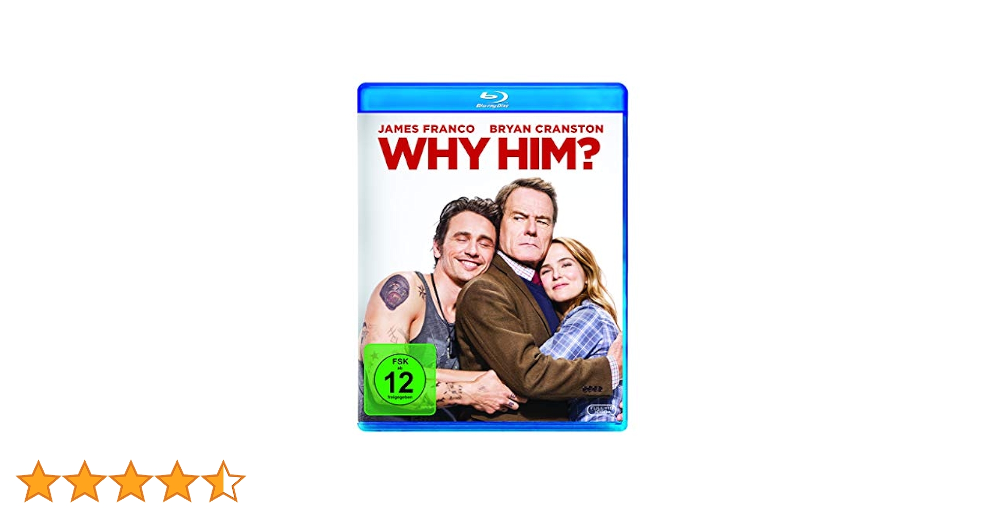 Why him? [Blu-ray]: Amazon.de: Cranston, Bryan, Deutch, Zoe